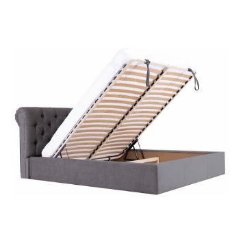 Bed with soft headboard London from the Ukrainian manufacturer of the furniture factory RICHMAN