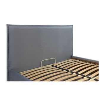 Bed with soft headboard Andrea from the Ukrainian manufacturer of the furniture factory RICHMAN