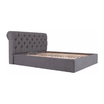 Bed with soft headboard London from the Ukrainian manufacturer of the furniture factory RICHMAN