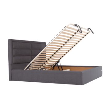 Bed with soft headboard Orlando from the Ukrainian manufacturer of the furniture factory RICHMAN