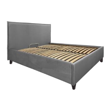 Bed with soft headboard Andrea from the Ukrainian manufacturer of the furniture factory RICHMAN